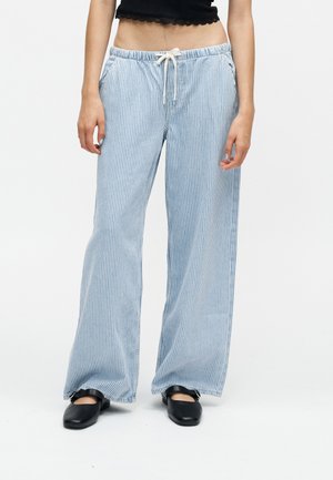 GAP Petite, EASY LOOSE STRIPE - Stoffhose - blue