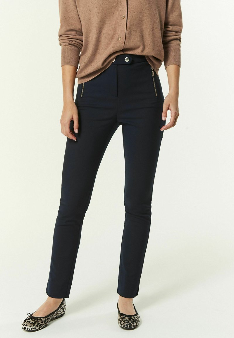 Next SKINNY PETITE  - Auduma bikses - navy blue
