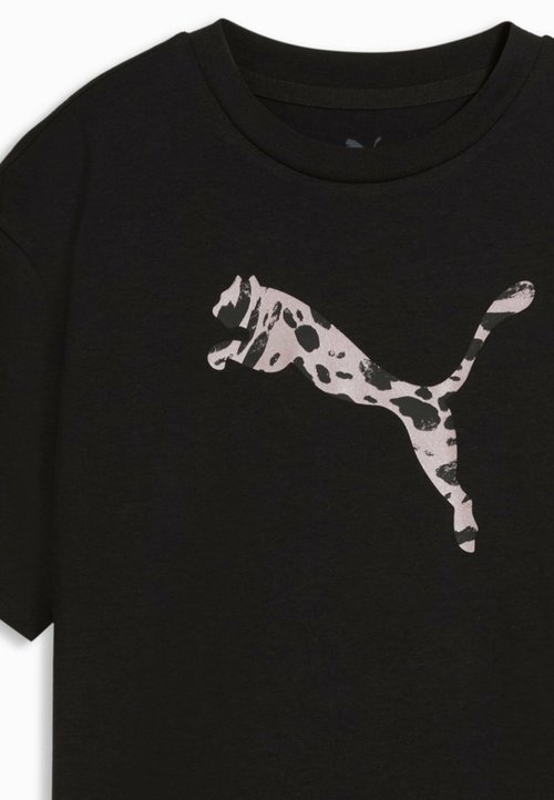 PUMA ESS GRAPHIC ANIMAL RELAXED TEE G UNISEX - Print T-shirt - black — photo 6
