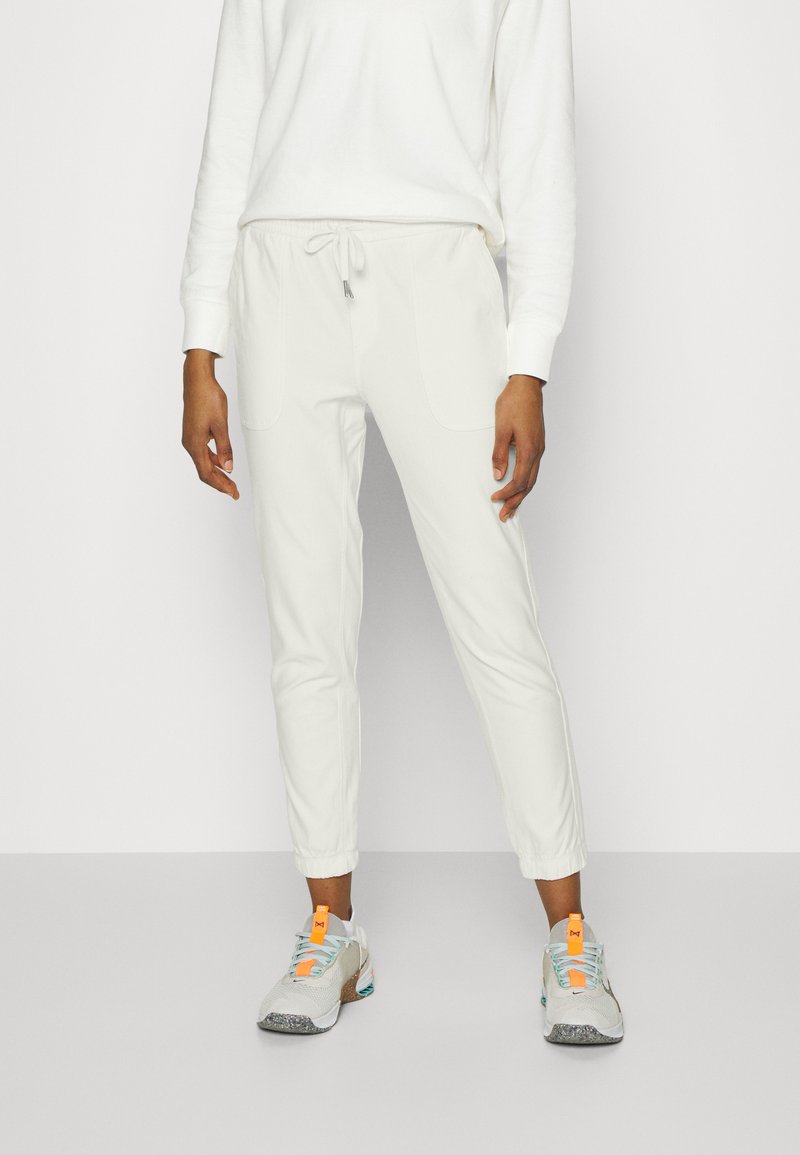 Athleta FARALLON - Calças de fato de treino - magnolia white
