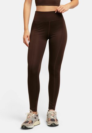 Liberté Essentiel, NICOLE-LEGGING - Leggings - dark chocolate