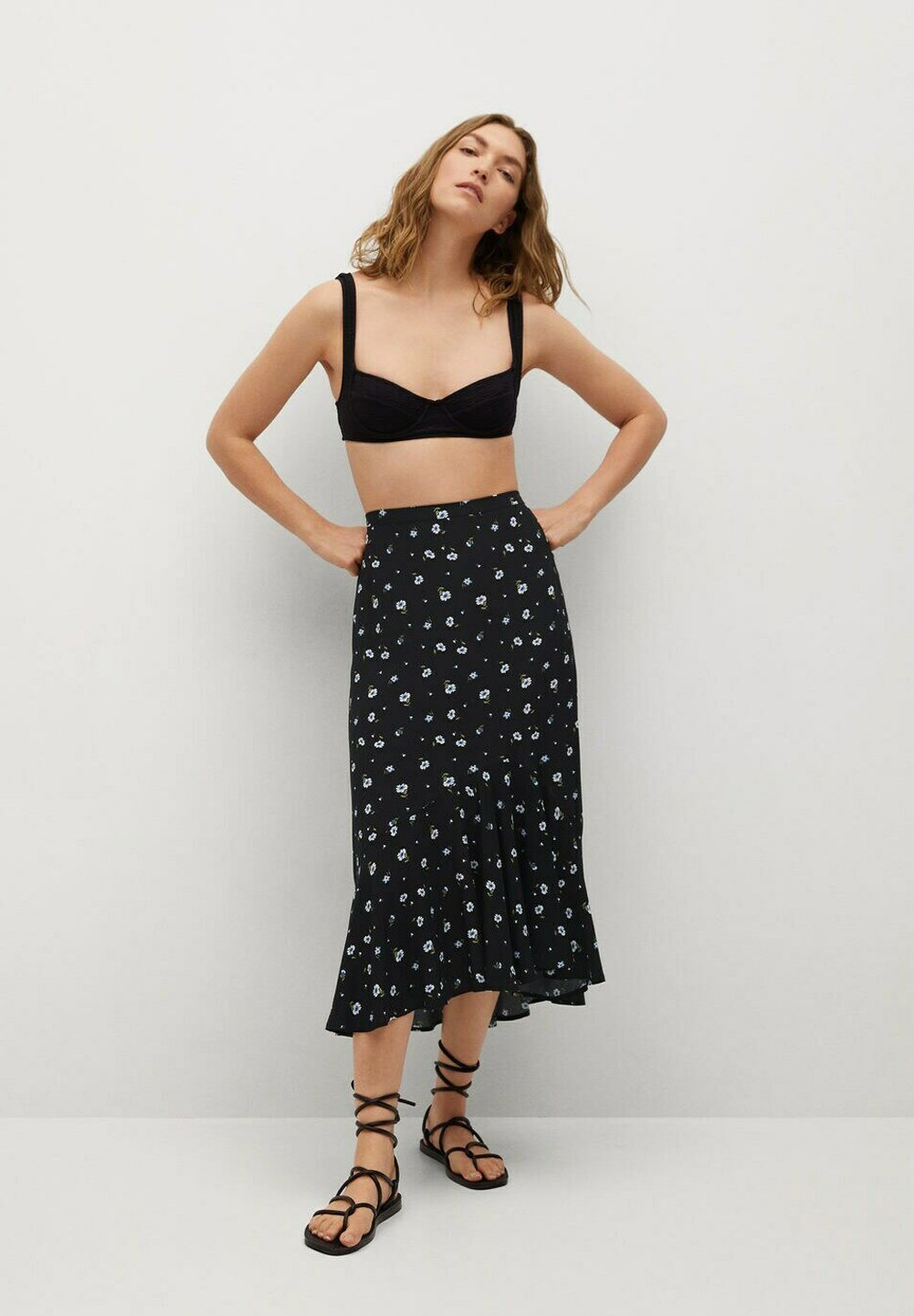 Mango DANIELA - A-line skirt - zwart/black - Zalando.co.uk
