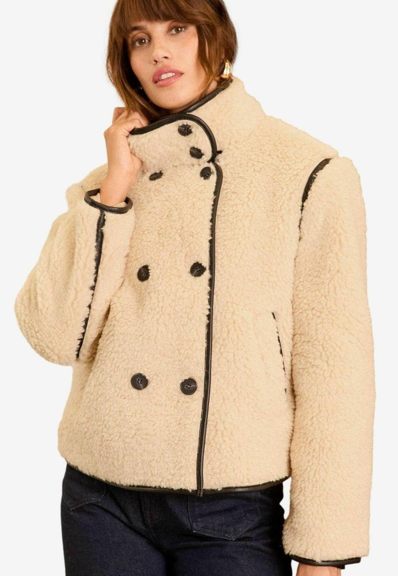 Love & Roses REGULAR FIT - BORG - Fliisjakk - cream