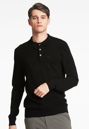 Lindbergh LONG SLEEVE  - Poloshirt - black