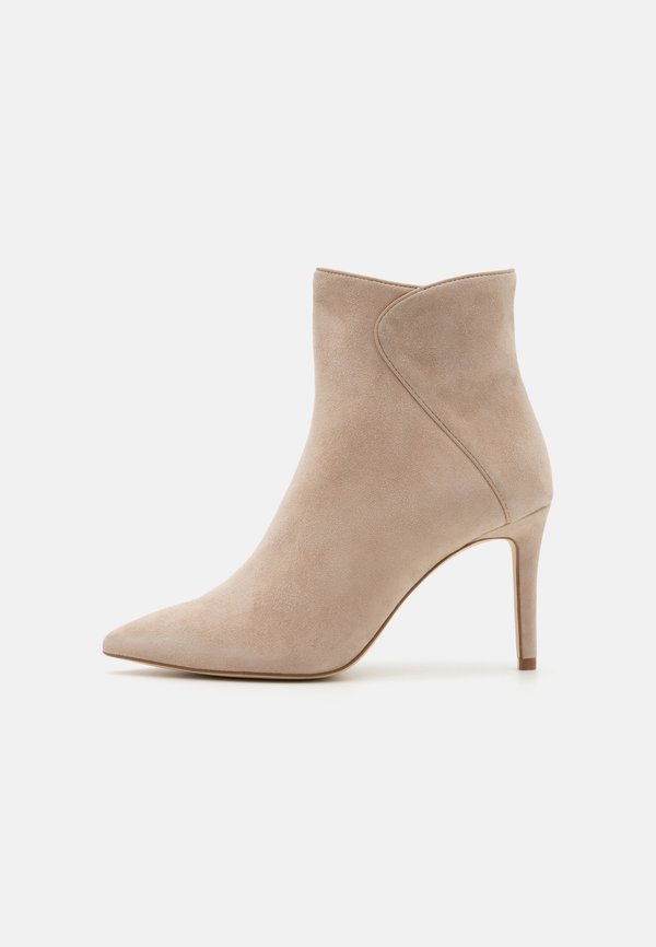 LEATHER - Ankle boots - beige