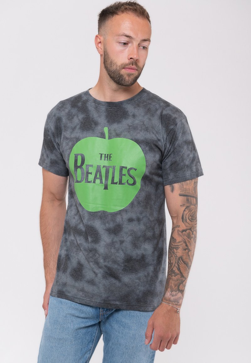 Paradiso Clothing THE BEATLES APPLE BAND LOGO DIP DYE - Print T-shirt - grey
