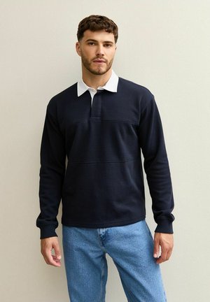 LONG SLEEVE RUGBY - Poloshirt - navy
