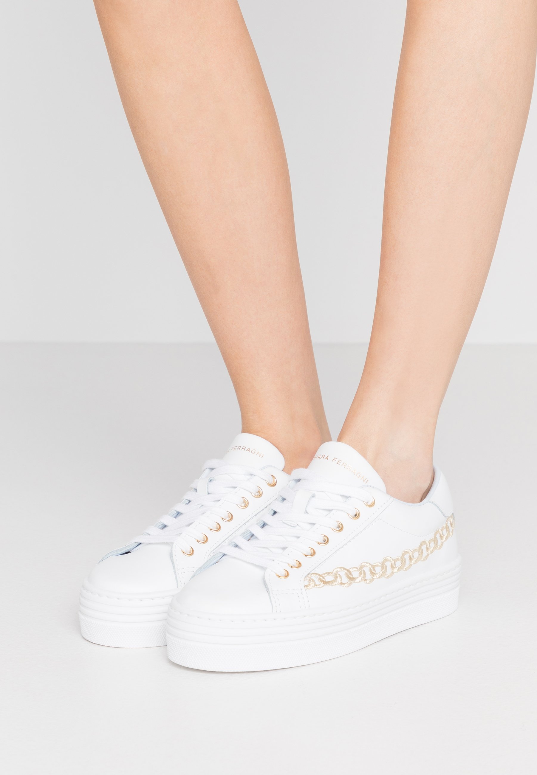 CHIARA FERRAGNI CHAIN Joggesko whitegold Zalando.no CHIARA FERRAGNI CHAIN Joggesko whitegold Zalando.no