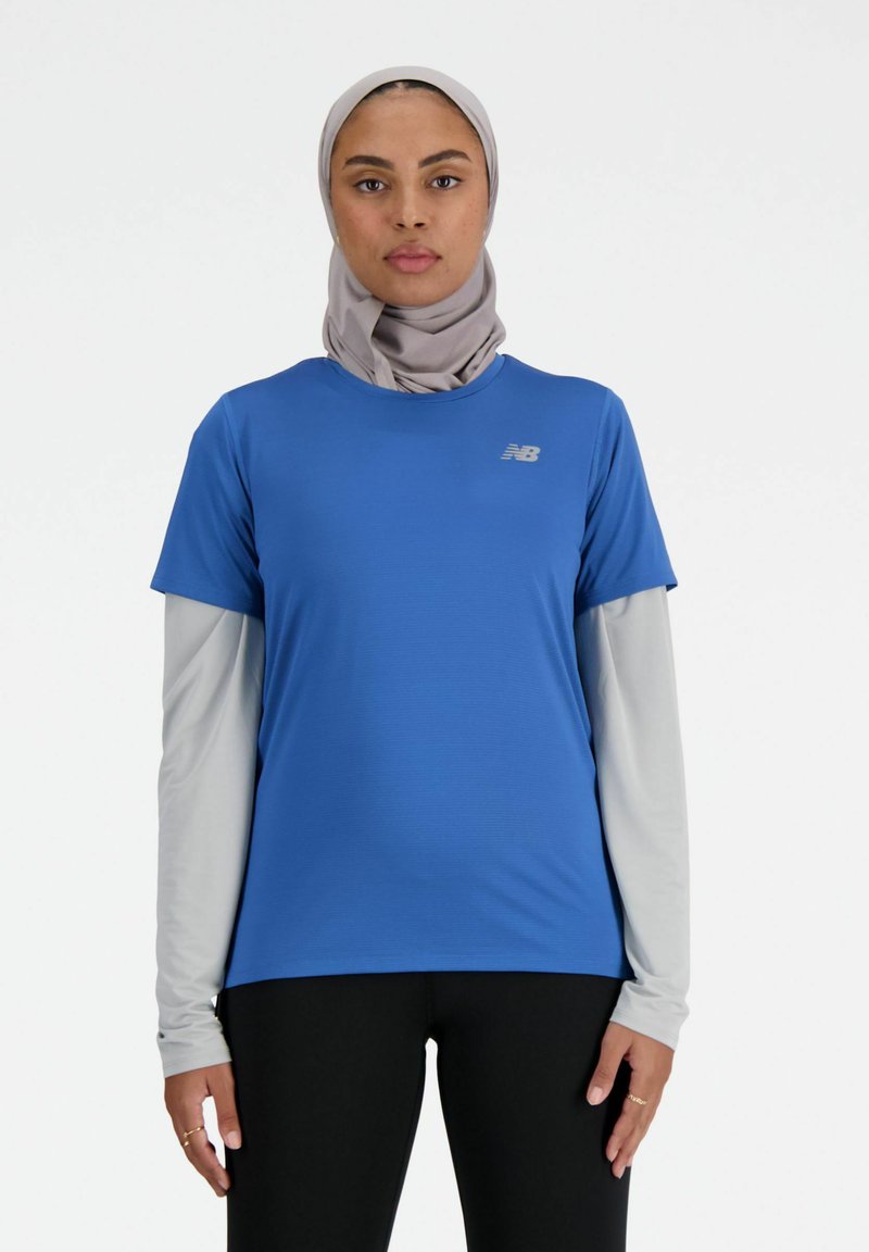 New Balance Longsleeve blauw New Balance Longsleeve blauw