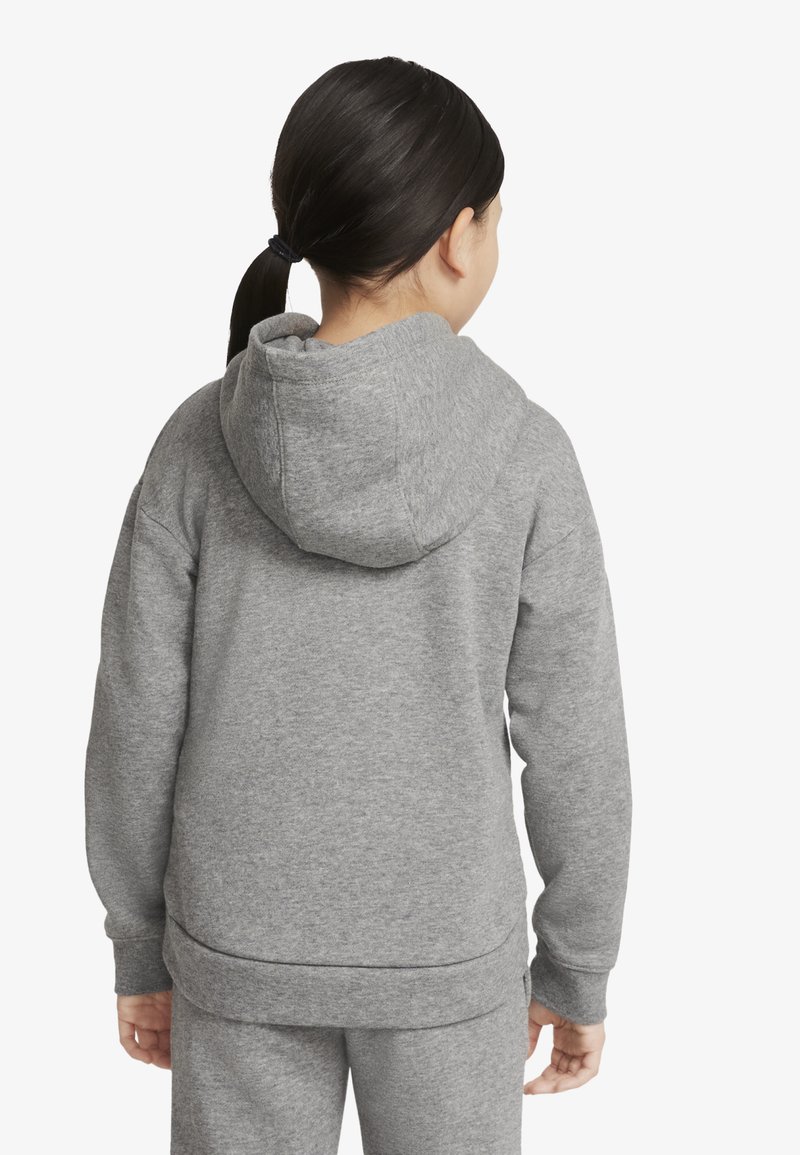 Felpa tinta unita con zip e cappuccio - Grigio - Bambino - 9.00€ - Kiabi