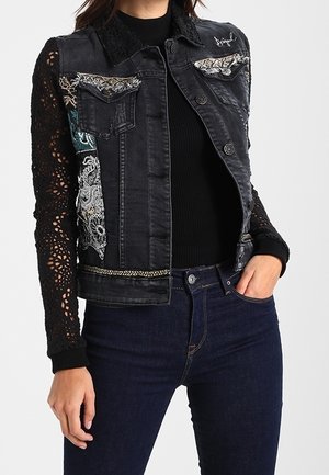 Cowboyjakker - black denim