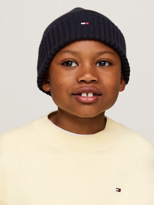 SMALL FLAG BEANIE UNISEX - Kapa - space blue