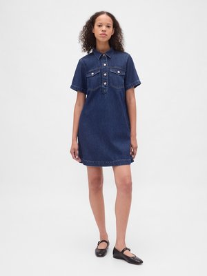 POPOVER MINI ARWEN - Dongerikjole - dark wash