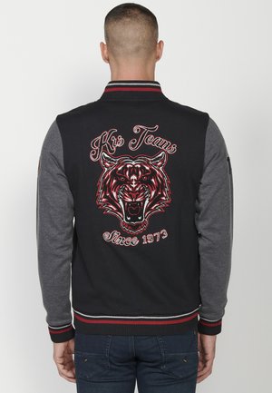 Mikina so zipsom - black