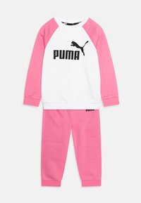 Puma - MINICATS RAGLAN JOGGER UNISEX SET - Tygbyxor - fast pink Miniatyrbild 1