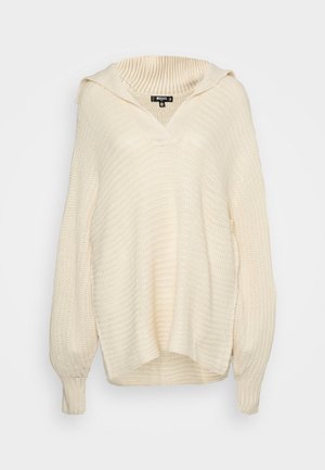 SAILOR COLLAR JUMPER - Jumper - stone