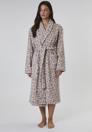 Bademantel - taupe