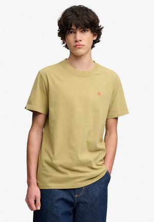 Superdry & Co, SUPERDRY ESSENTIAL SD&CO LOGO EMBROIDERED T-SHIRT.. - Camiseta básica - vintage olive green orange
