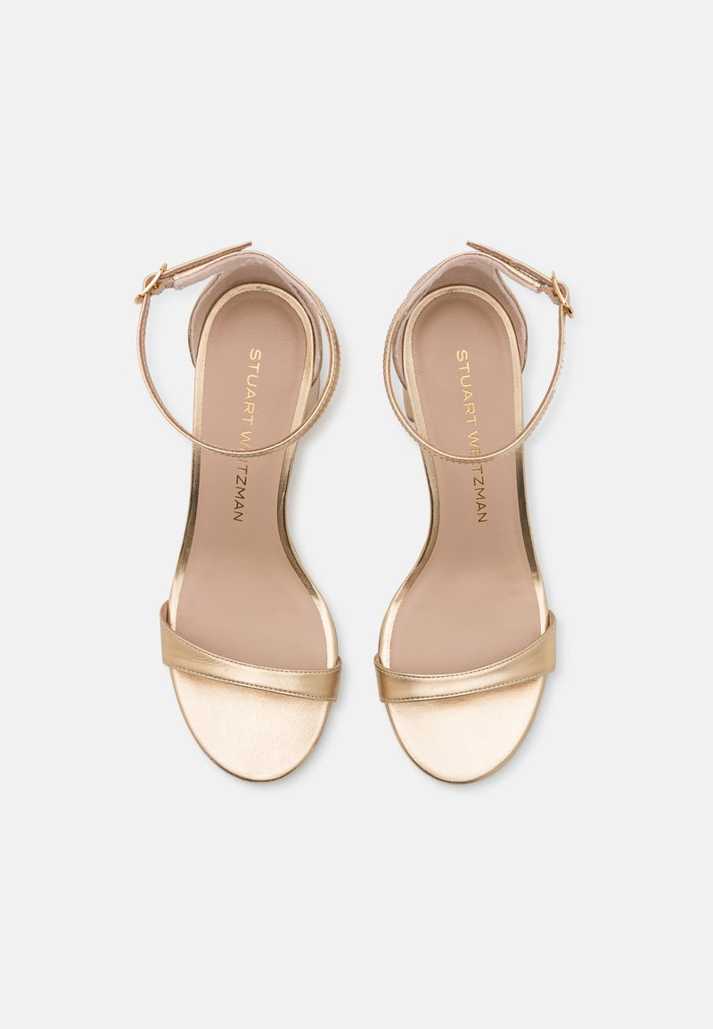 Escarpins Stuart Weitzman - Talons Hauts Dorés 6 Pouces (15 Cm) - Taille US 6 (EU 36) - Occasion Bon état