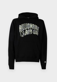 TRI TONE ARCH LOGO POPOVER HOOD - Hanorac - black