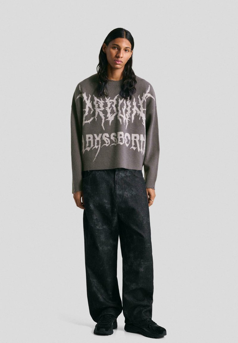 Bershka CROPPED Jumper grey