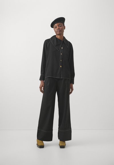 Rejina Pyo MACIE TROUSERS - Nohavice - black