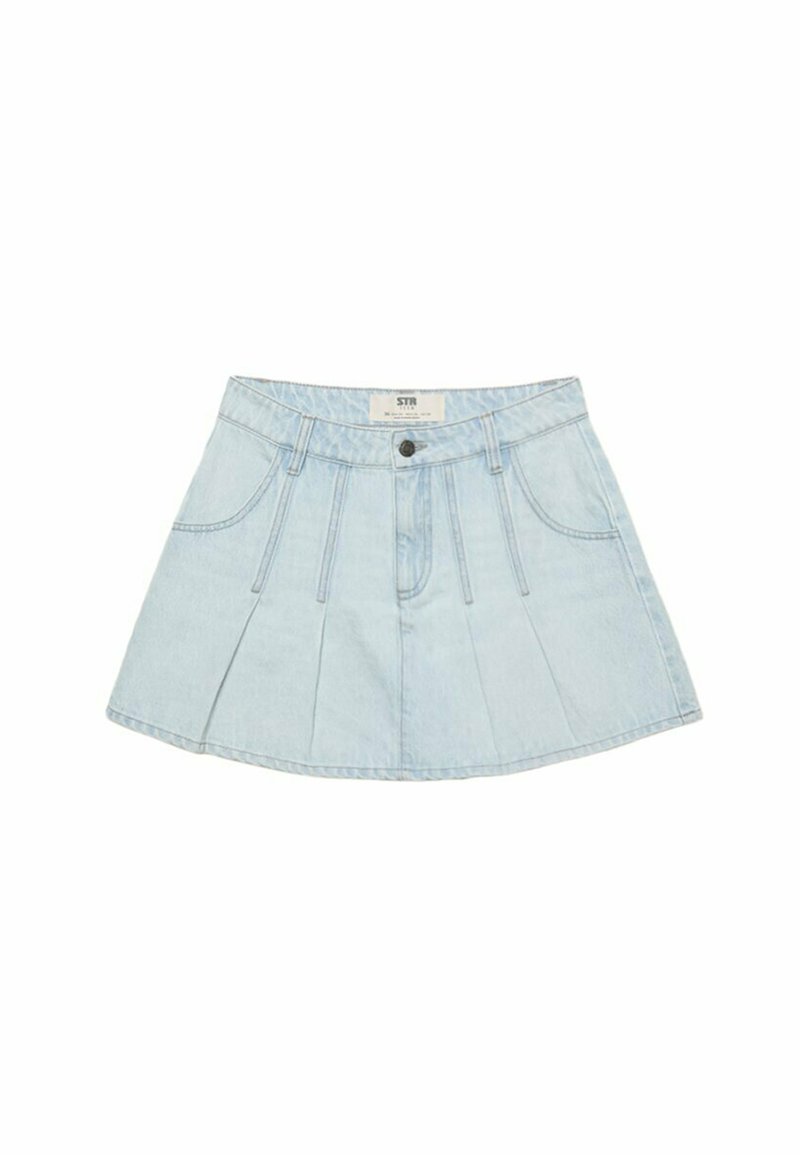 Stradivarius Minirok lichtblauw denim Stradivarius Minirok lichtblauw denim