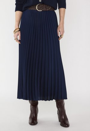 ESTHER - Jupe plissée - marine