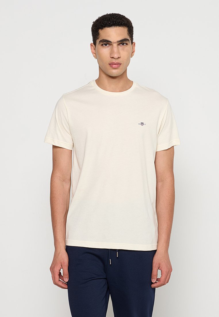 Gant T-shirt basic crème