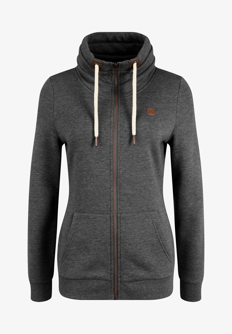 OXMO Vicky Straight Zip Sweatjack met capuchon voor dames, XS OXMO Vicky Straight Zip Sweatjack met capuchon voor dames, XS