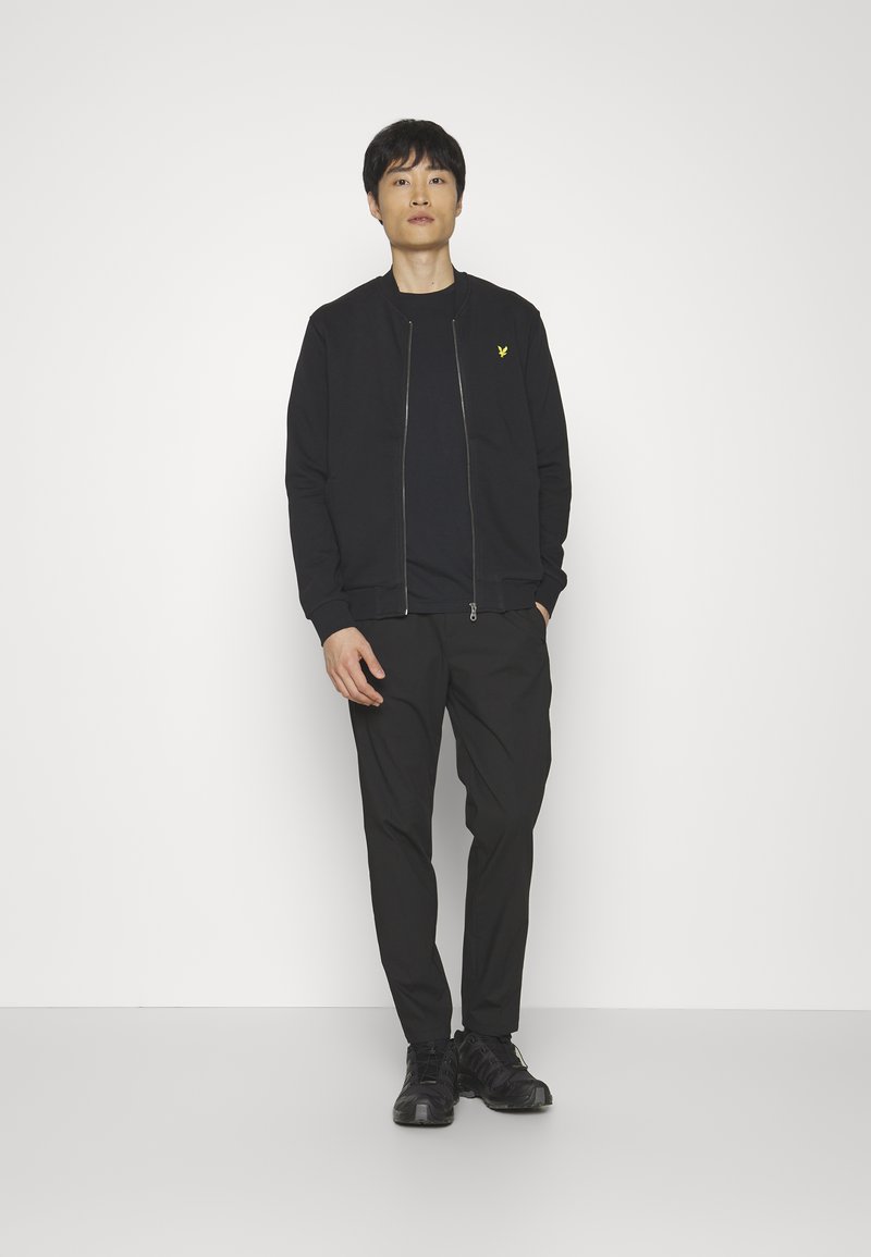 GANT REG ARCHIVE SHIELD EMB SS T-SHIRT - Triko s potiskem - black