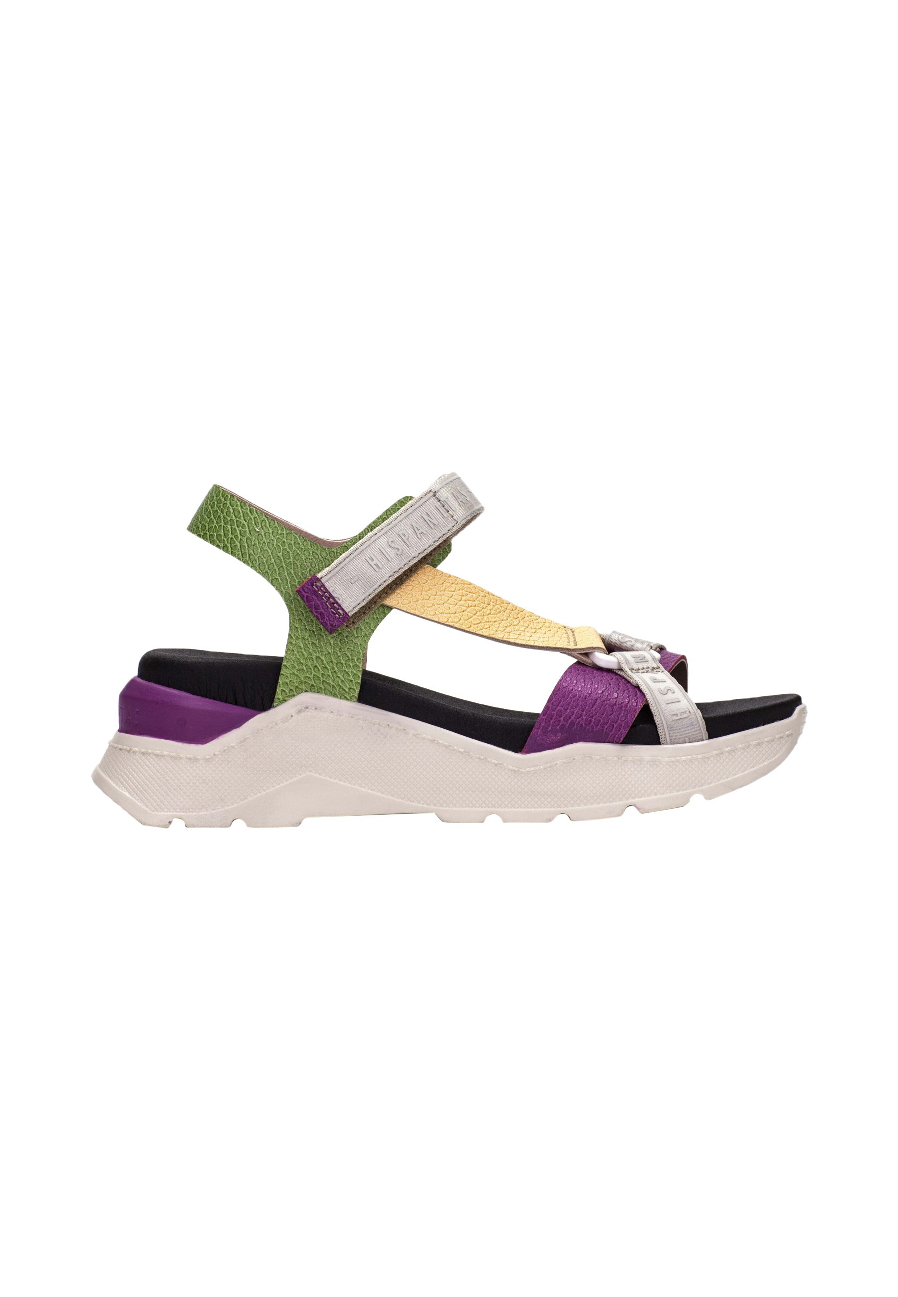 Hispanitas GRAZIA - Sandalias de cuña - multi/verde - Zalando.es