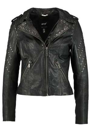 Maze TITANA - Lederjacke - vintage black