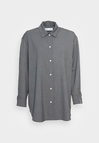 SALMA - Blusa com botões - dark grey mel