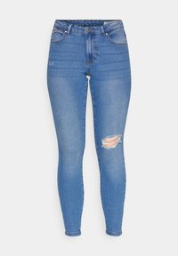 VMJUNE DEST JEANS  - Kitsa lõikega teksad - medium blue denim