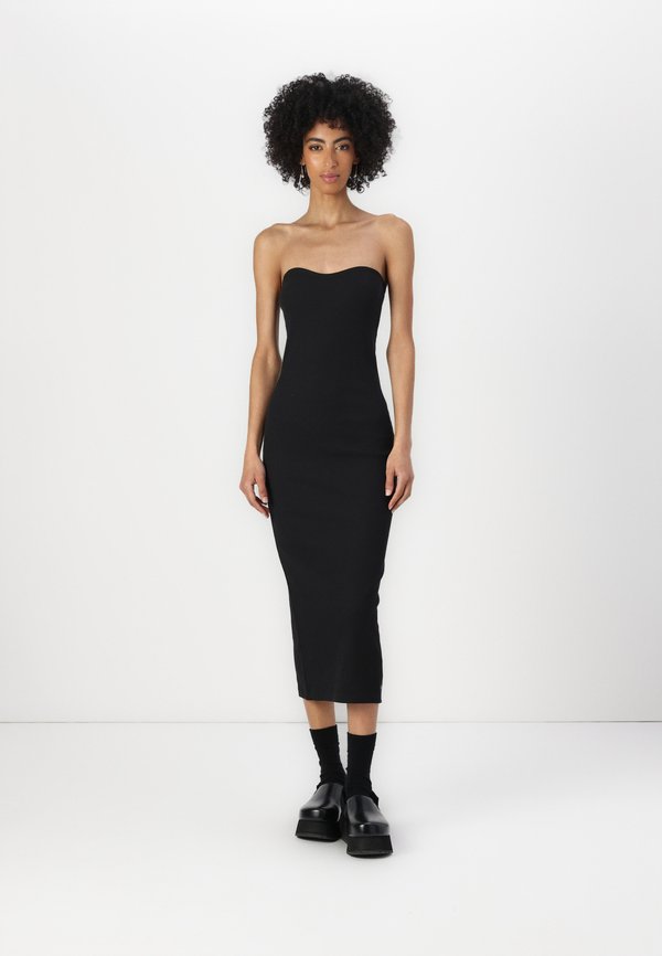 LABEL SLEEVELESS DRESS - Jerseykleid