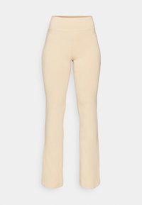 ICONS HIGH WAIST FLARE LEGGINGS - Tajice - tan
