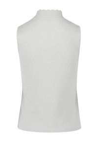 zero GLITZER MIT STEHKRAGEN - Top - creamsilver