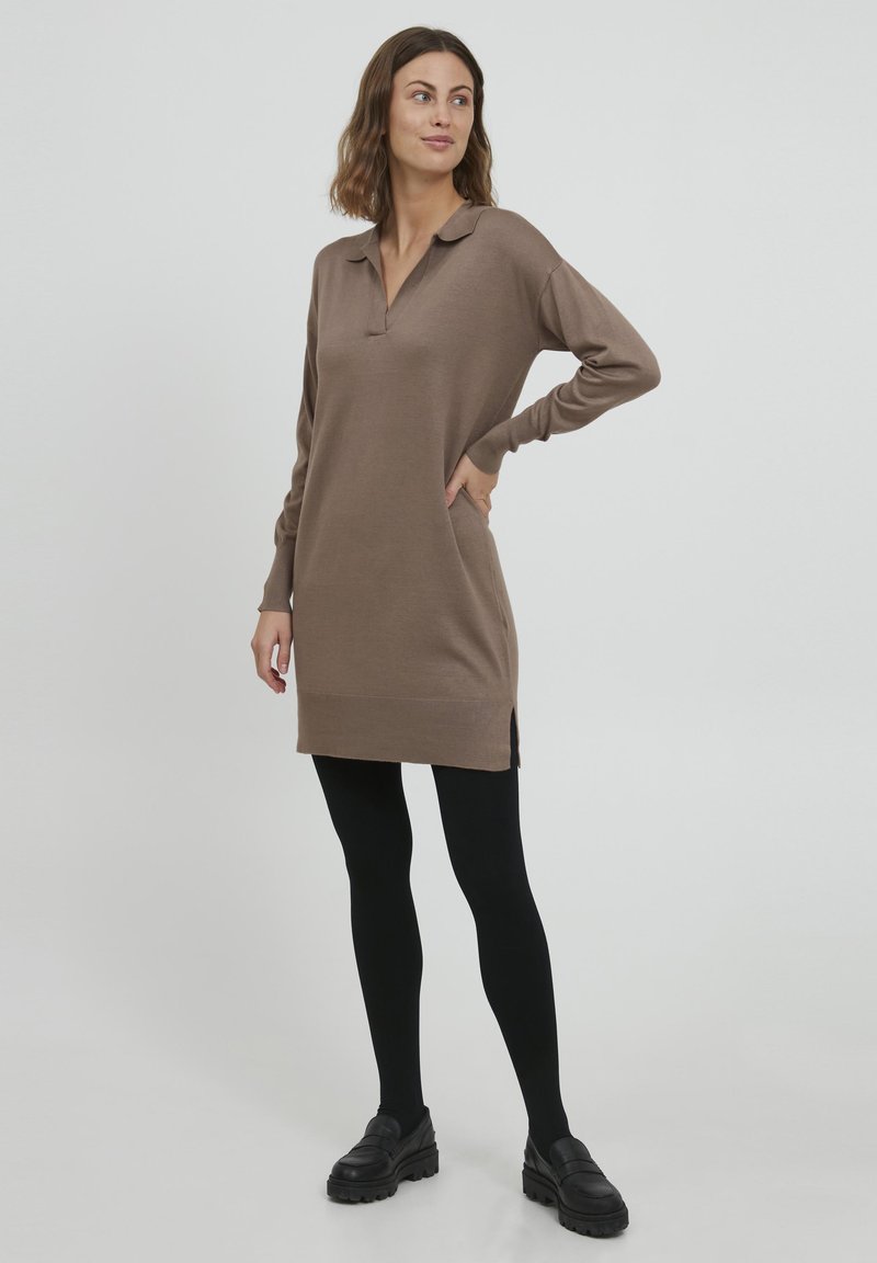 Damen Freizeitkleider | Fransa FREMALVA 2 DRESS Strickkleid pine bark/braun - GI21938 Damen Freizeitkleider | Fransa FREMALVA 2 DRESS Strickkleid pine bark/braun - GI21938