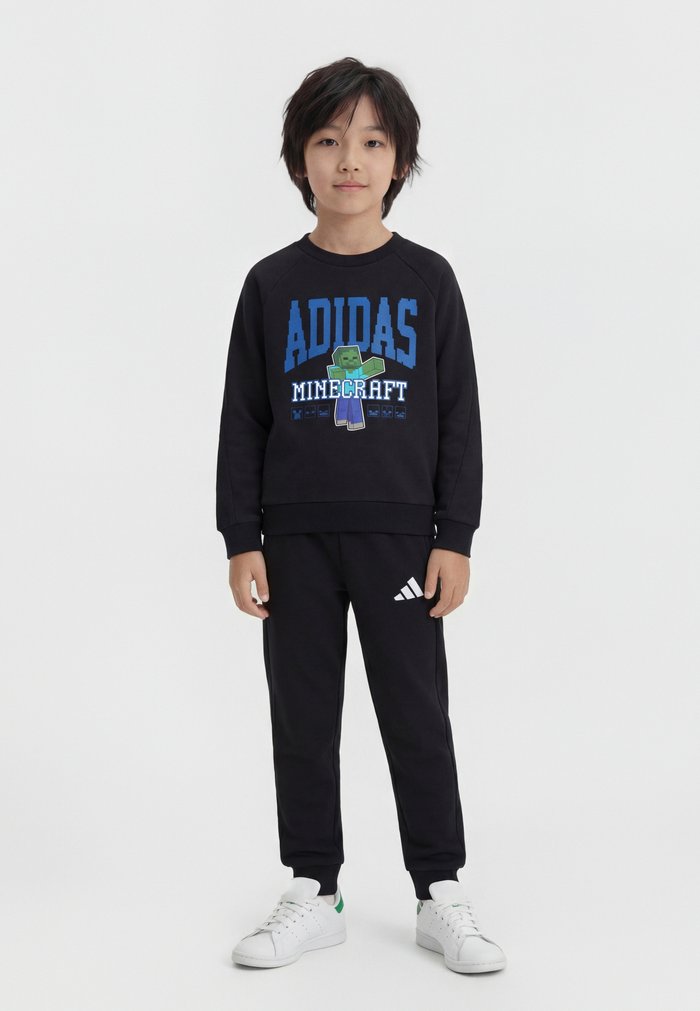 adidas MINECRAFT JOGGER UNISEX SET - Sweatshirt - black