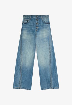 Bershka, BOOT-CUT JEANS - Jeans Relaxed Fit - light blue