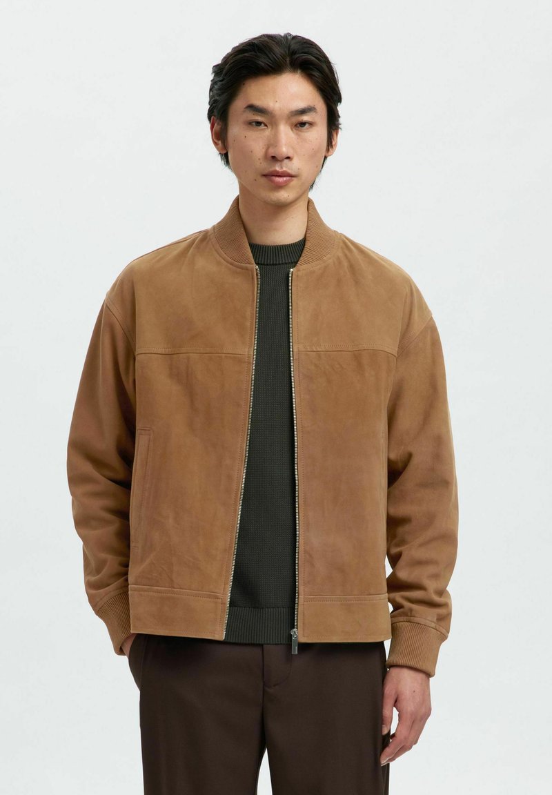 Selected Homme Bomberjacka - rustic brown