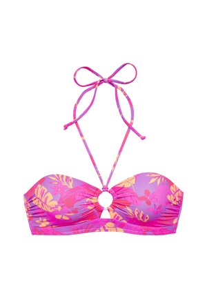 Venice Beach, VENICE BEACH BANDEAU-BIKINI-TOP - Bikini-Top - flieder-pink
