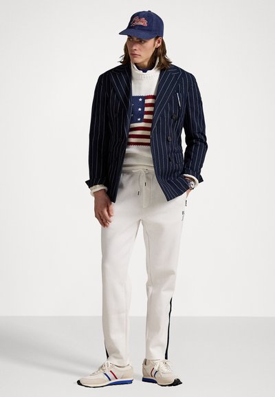 Polo Ralph Lauren THE I HEART POLO FLAG SWEATER - Striktrøje - deckwash white