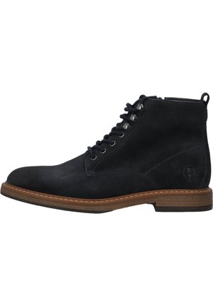 Schnürstiefelette - blau