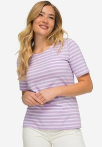 LAURASØN CLASSIC FIT - Triko s potiskem - soft lavender