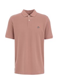 WE Fashion THE PIQUE Polo old rose/rosa jaspeado