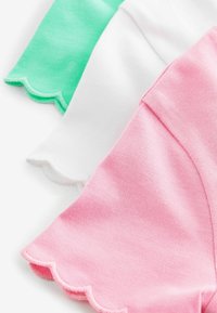 Next SHORT SLEEVE SCALLOP 3 PACK - REGULAR FIT - Camiseta estampada - bright pink