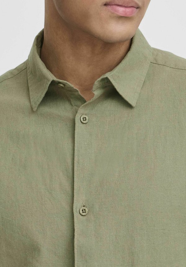 IDMONKO LINEN MIX - Shirt - vetiver4