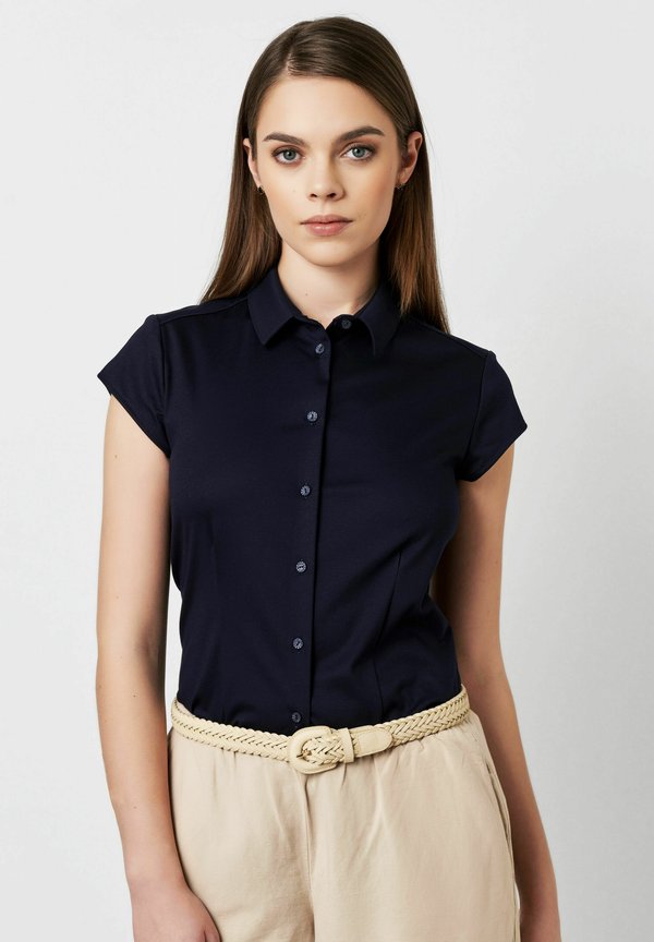 ESSENTIAL PIA - Hemdbluse - dunkelblau
